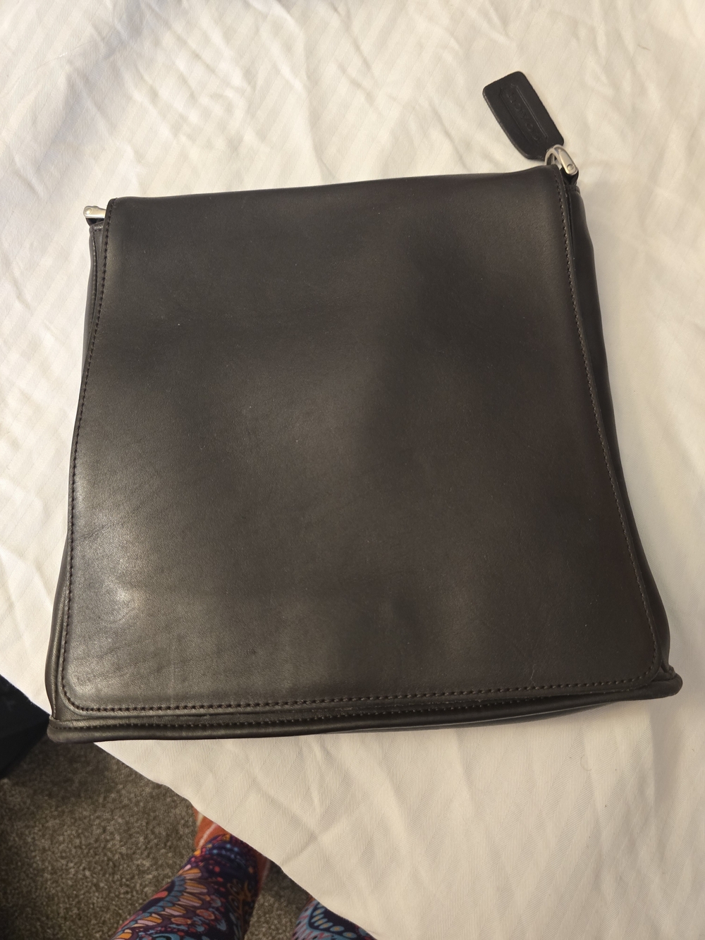 Coach Brown Leather Messenger Bag